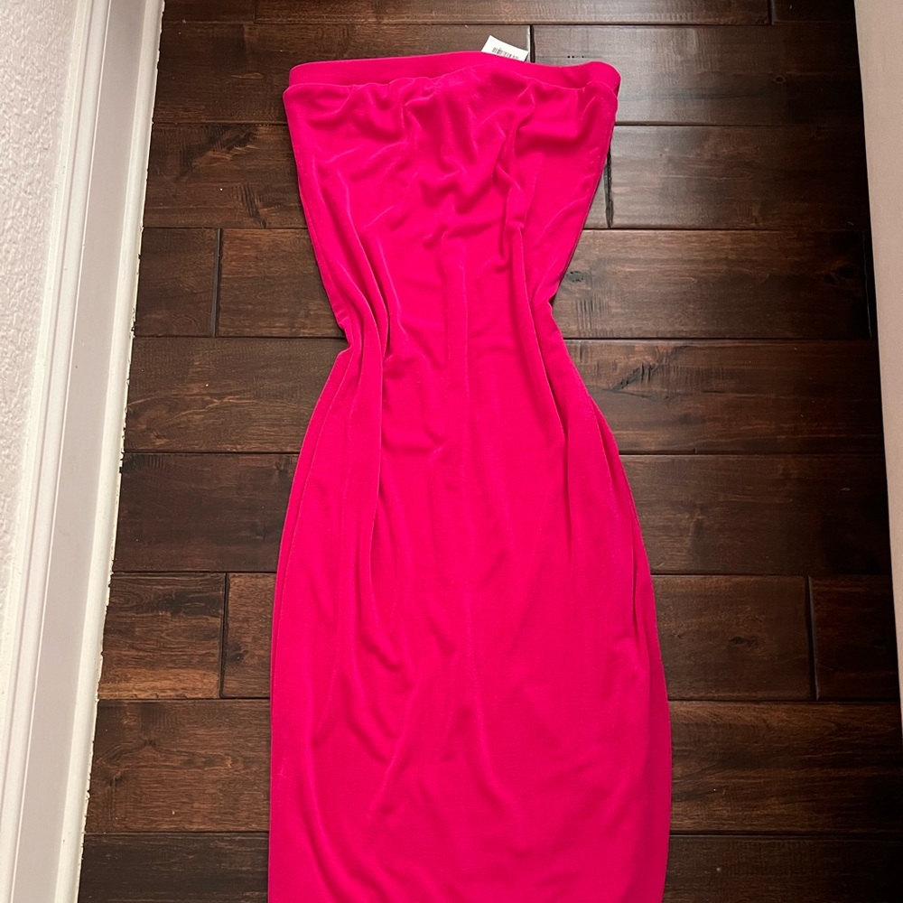 Rolla Coster Strapless Pink Dress